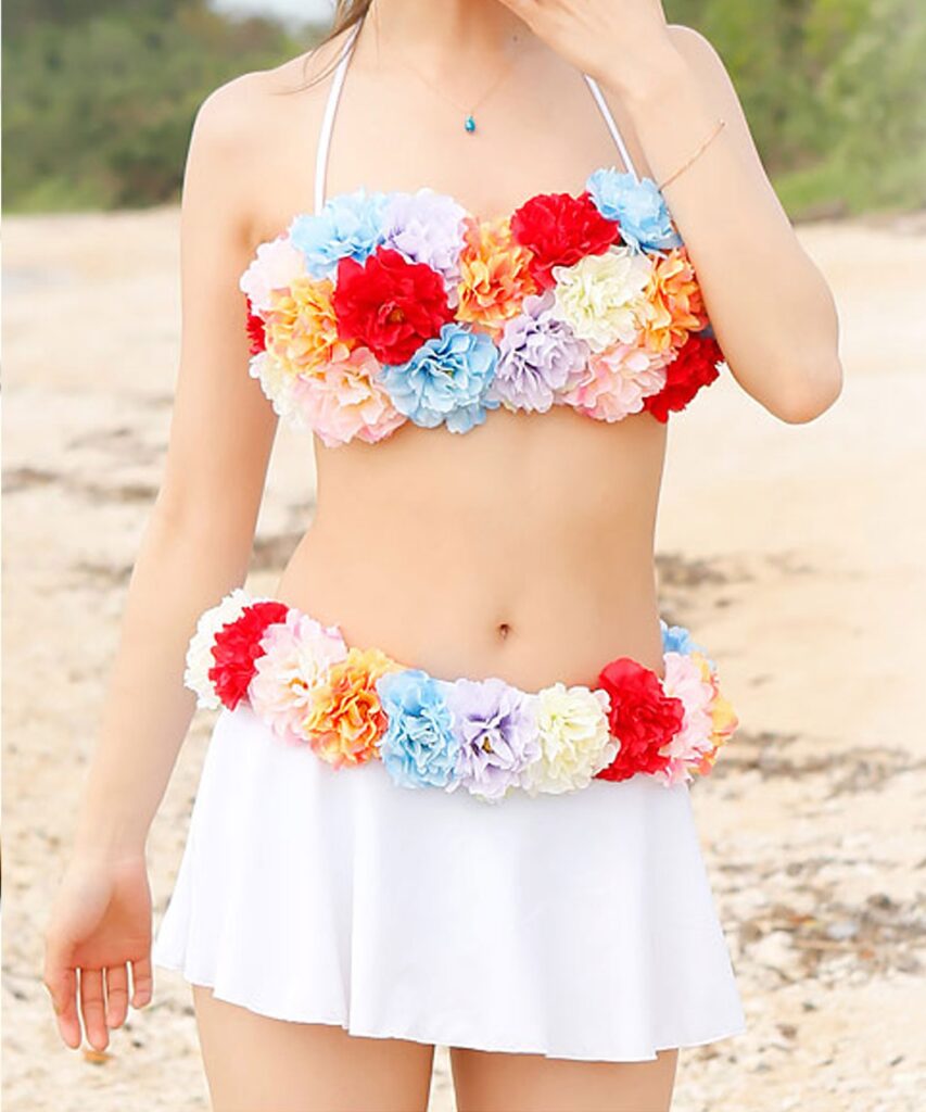 安くて可愛い水着 22夏 体型カバーができる可愛いビキニ３点セットが1000円以下 Nikoniko Mag