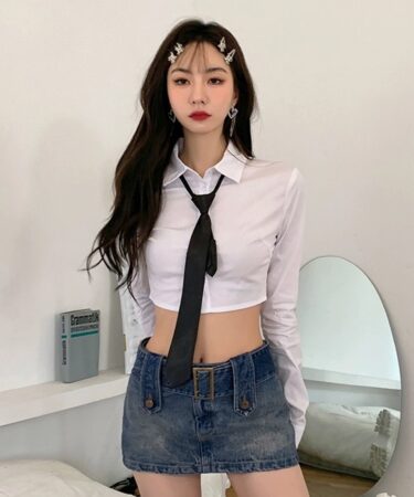 【最新版】韓国女子のスクールガール風コーデがかわいい♡学生服みたいな制服っぽアイテム全10選